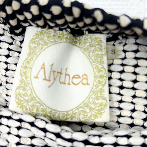 Alythea Brand 70s Hobnobber Style Dress Criss Cross Back Fit n Flare Type - Picture 13 of 15